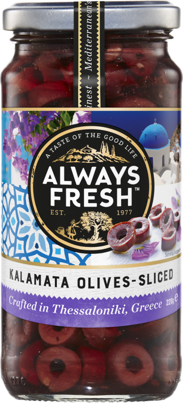 Kalamata Olives - Sliced
