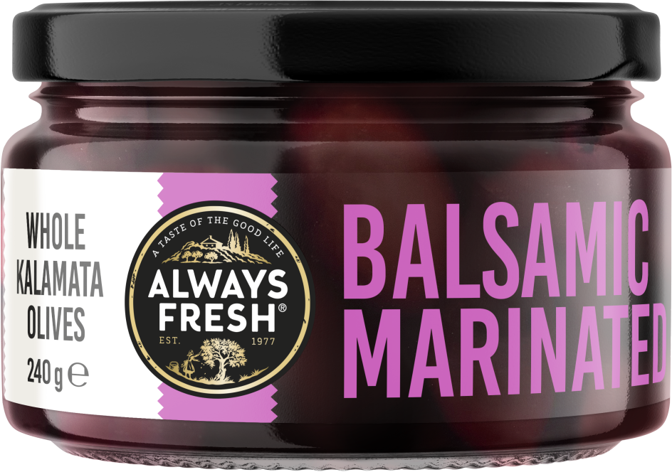 Whole Balsamic Kalamata Olives Always Fresh